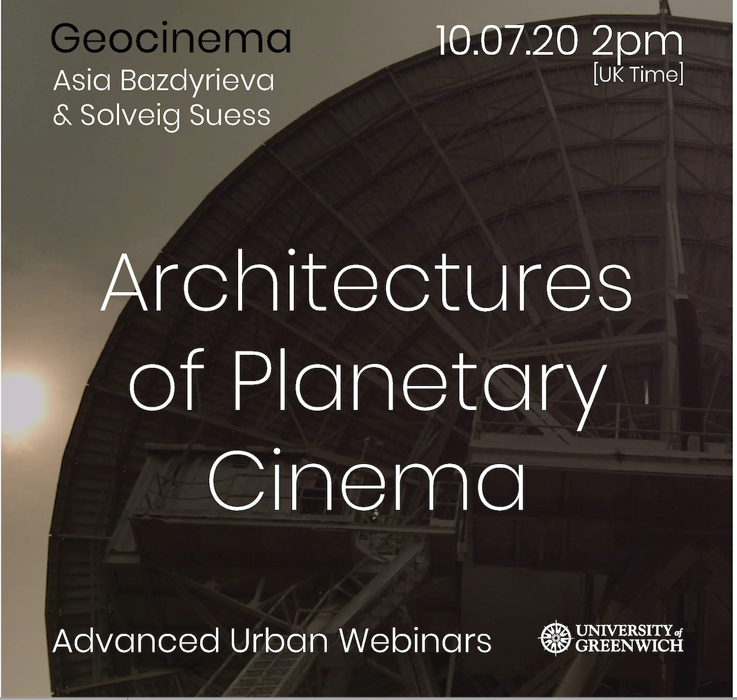 advanced_urban's tweet photo. #TODAY 1400BST #GEOCINEMA 

ARCHITECTURES OF PLANETARY CINEMA

@meduzalove @solveigsuess Prof François Penz, Jim Hobbs, @makoro_18 @eddwall #advancedurban https://t.co/ga41G2HgNQ