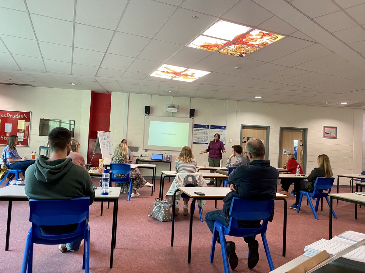 MusicCPDandMore's tweet photo. Our Wider Leadership Strategy Day is in full swing @HavelockAcademy with @DrHunter18 talking about what makes a great leader. Some fabulous contributions from our team - we are lucky to have such talent in one place #TeamHavelock https://t.co/EBIgUkGf8J