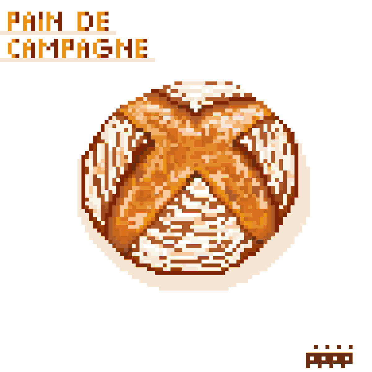 pipipipixel's tweet photo. More. #bread #pixelart https://t.co/n9MDI5ZQSR