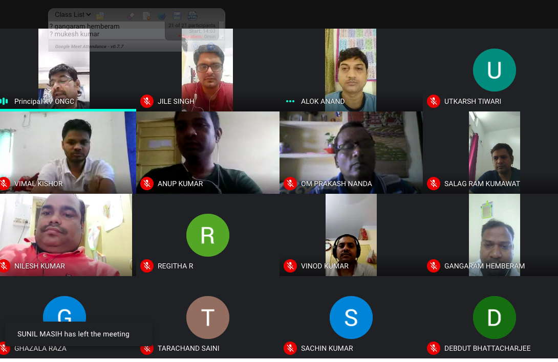 KAgartala's tweet photo. Online meeting
@KVSRO_Silchar @KVS_HQ @trajasam @SANJAYJ07206032
#DigitalIndia
#padhoindia
#kvsworkfromhome https://t.co/CeclydG5Kn