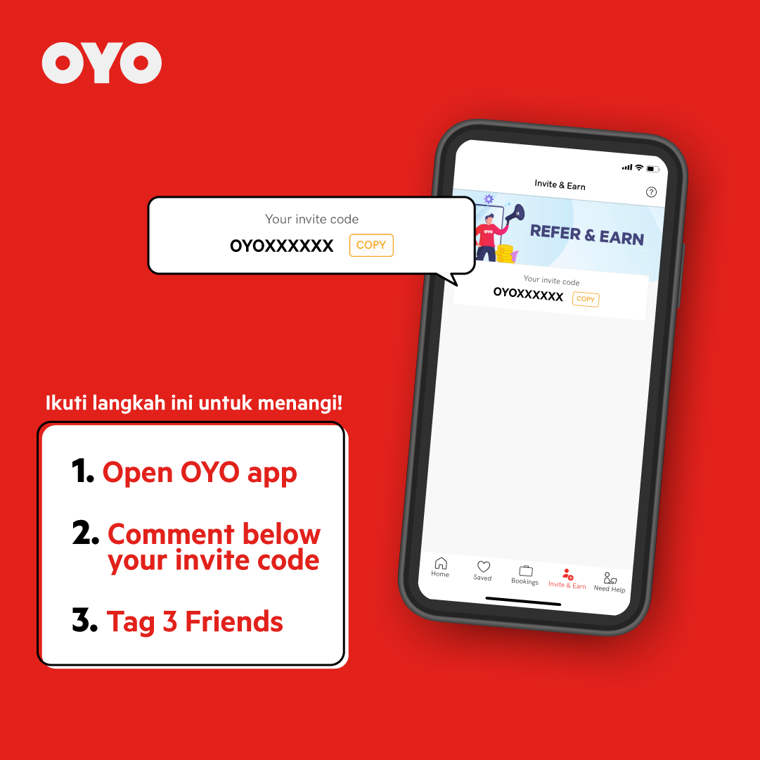 OYOMalaysia's tweet photo. 🎉OYO Giveaway 🎉🤩
OYO nak bagi VIVO V17 PRO🔥Syokkknya!😍
To join go to👉 https://t.co/bmqgfFKZAp 👈
#OYOMalaysia #OYOGiveaway #OYOBagiVIVOV17PRO #JOMOYO #JomKeOYO #OYOeverywhere #SYOKnya https://t.co/2nl86MGSY9
