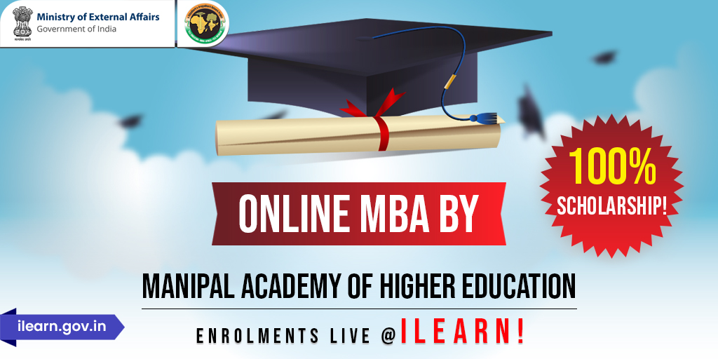 iLearnIndiaAfr's tweet photo. Are you a #manager seeking a broader view of the #business  beyond your own skills? Master key🔑 business skills by enroling in online #MBA from #Manipal Academy of Higher Education. Avail 100% #scholarship, enrol at iLearn portal NOW https://t.co/tQWq700T1z @indiainzambia https://t.co/ALCxdf8Fic