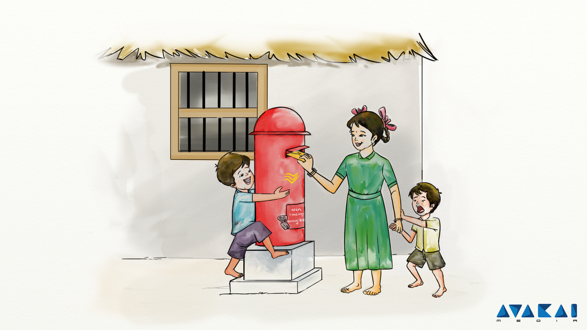 POST...ane maata ki parigetti ravadam...letter dabba lo vesi malli teyadaniki try cheyadam...coin box luuu....local announcement systems on rikshawsss