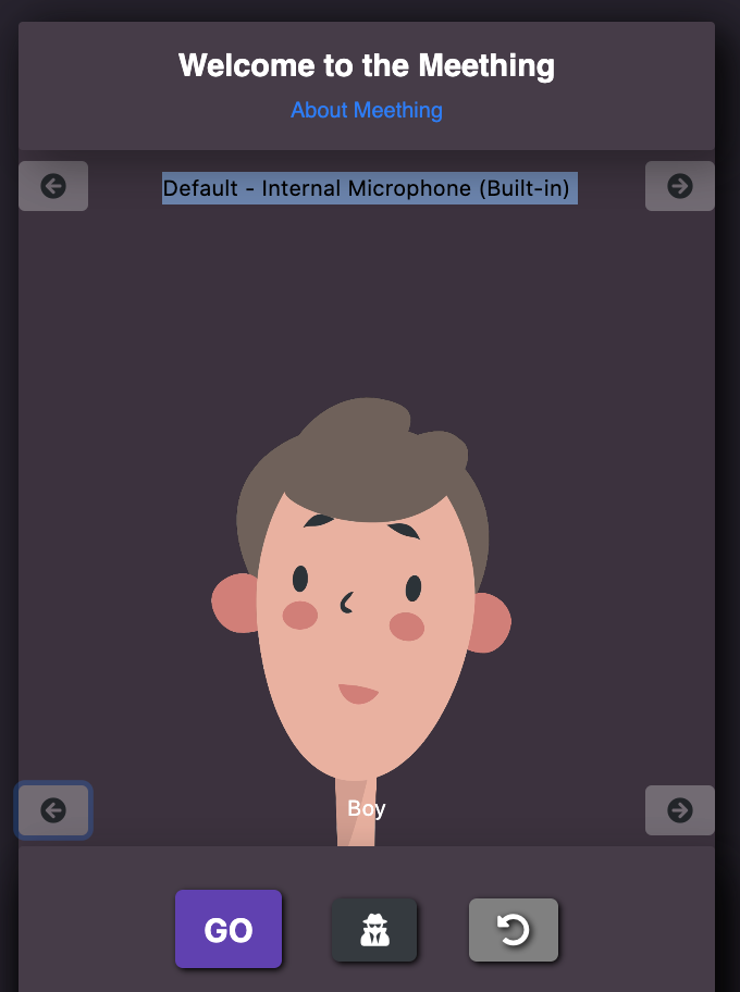 QVDev's tweet photo. Inspired by @yemount and @jason_mayes #MadeWithTFJS #posenet #facemesh finally #Meething released avatar mode. Try at https://t.co/npispAYM41 https://t.co/aIXKI3w3DB