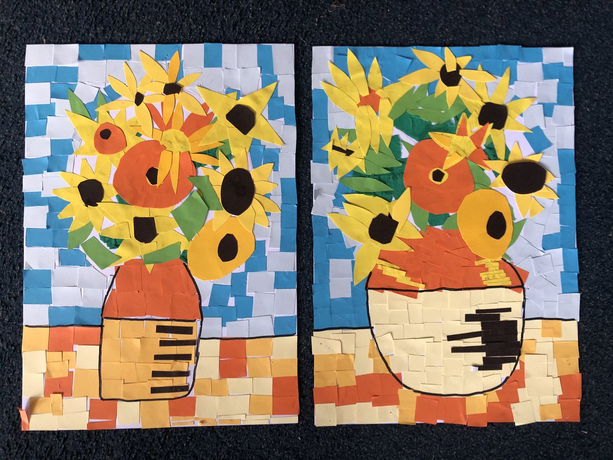 SherrierY1's tweet photo. Bubble 4 (Year One) are so excited to share our beautiful collages with you! Don’t they look amazing! 💐 https://t.co/EWNGE9qakc