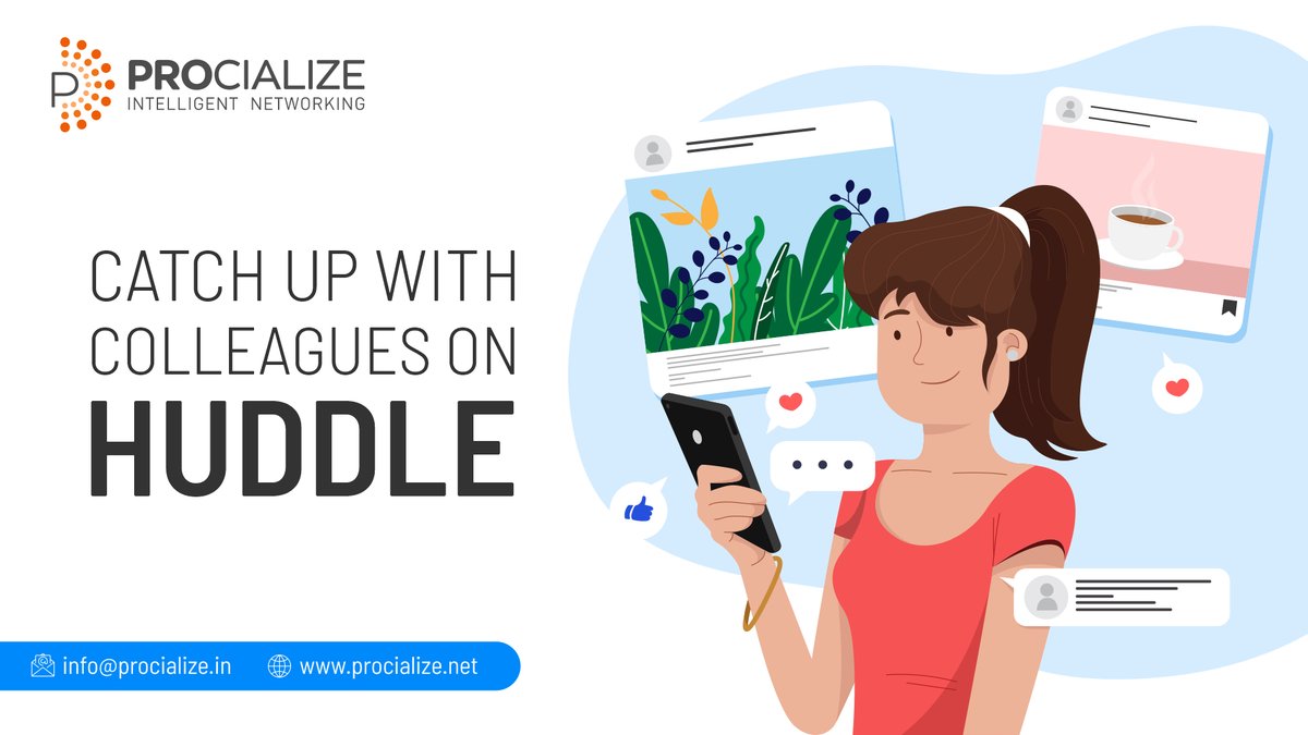 procialize's tweet photo. Given the current times, employees miss huddling around the coffee machine at the office. But they can still chat, share photos and socialize on the Huddle app!
#employeeengagementapp #hrtech #remoteteam #remoteworking #hrsoftware #huddleapp #Procialize #appdevelopment https://t.co/hKDIR5hlfA
