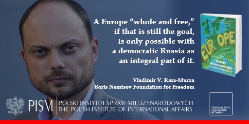 📢 Join the discussion with <a href="/vkaramurza/">Vladimir Kara-Murza</a> on July 14 (Tuesday)❗️ 
11 AM-12 PM ETS (DC)
5 PM – 6 PM CET (Warsaw)
6 PM – 7 PM MSK (Moscow)
#TLN_DC #EuropeWholeAndFree
Available live ➡️ youtube.com/user/PolandPISM