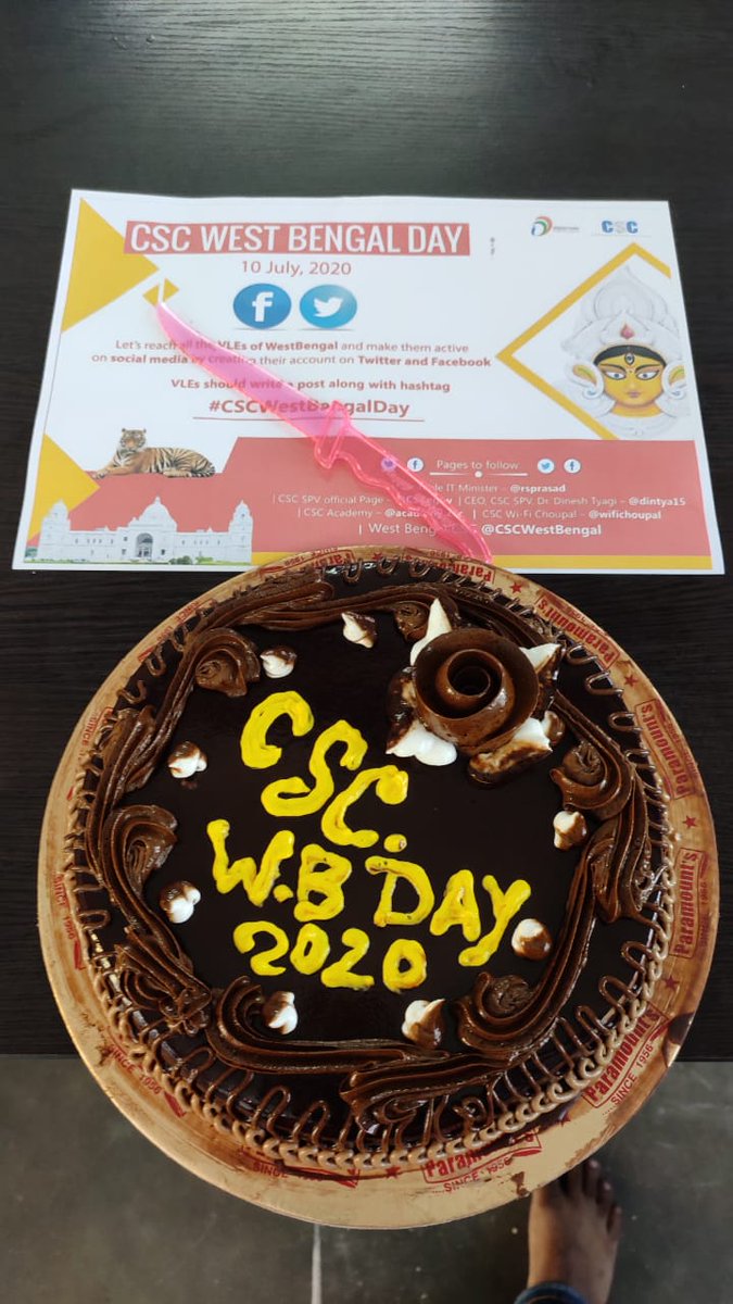 AnandaAcharya14's tweet photo. CSC WB DAY #@cscwestbengal @dintya15 @nileshhk09 @arupbanerjee35 https://t.co/6lgI9ZBil2
