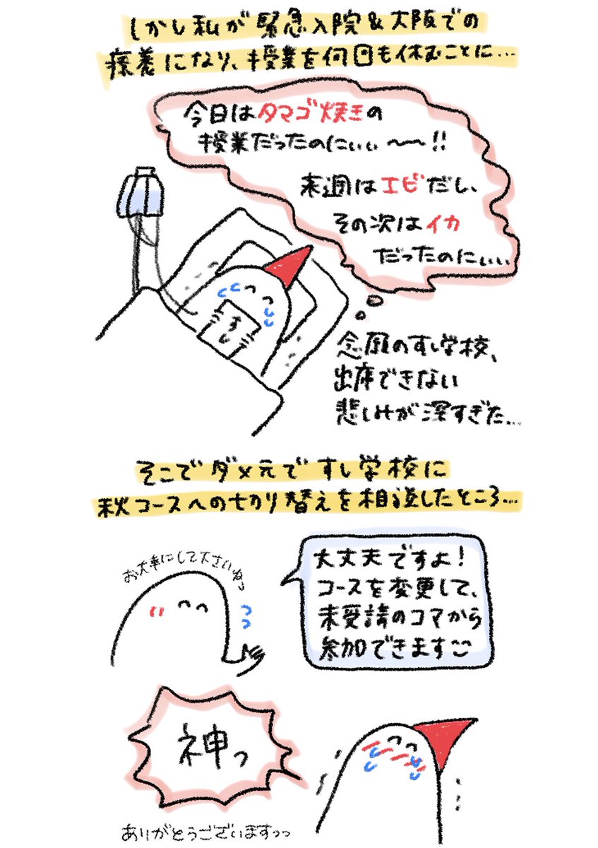 すし学校の友情 