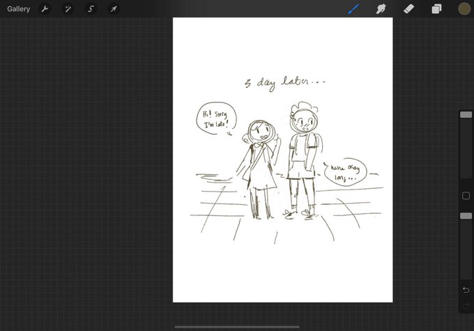 the alternative ver to the last page? shout-out to my friend who acted as a sounding board for all my ideas ? 