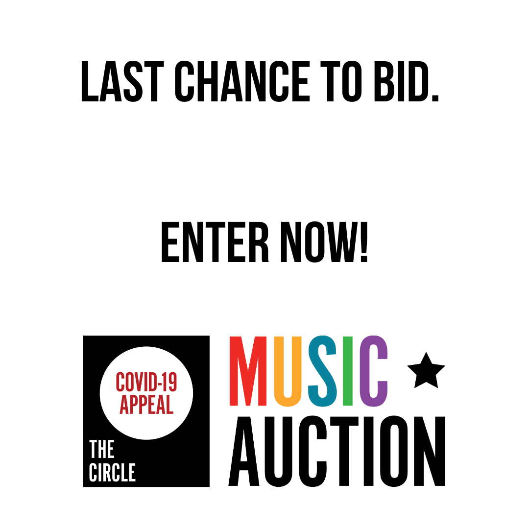TheCircleNGO's tweet photo. Today is your last chance to bid on personalised performances and possessions from some incredible artists. 

Auction closes in just eight hours, so get bidding!

https://t.co/aqgmTnOG4r https://t.co/oOXiXlCZBW