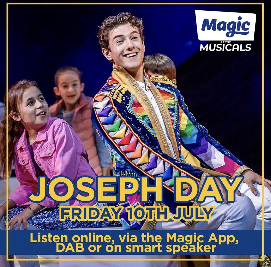 It's Joseph Day today! 🌈✨ 

Who's ready for a bit of Joseph All The Time? Follow @MagicAtMusicals so you don't miss you! 🙌

👉 planetradio.co.uk/magic-at-the-m…