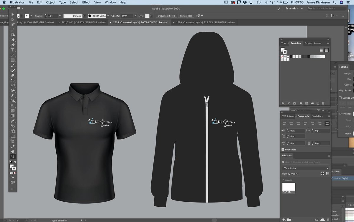 SupportYork1's tweet photo. 👕 🥼 👚 Did you know that we produce branded clothing and workwear?

We're currently working on some 'logo'd up' poloshirts and hoodies as well as some premium face masks for TEL Cleaning Services!

Perfect for keeping all their staff safe but proudly on-brand!

#branding #logo https://t.co/PGx7ENtR2R