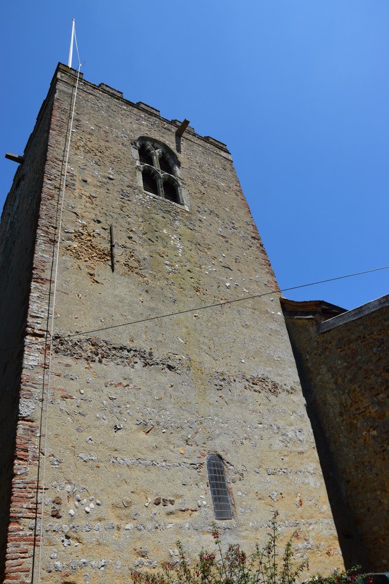 On the SE side of the church you will see an arched window a few metres above the ground. Believe it or not this actually a door! By providing access using a ladder, the occupants could withdraw it inside quickly making them difficult to reach.