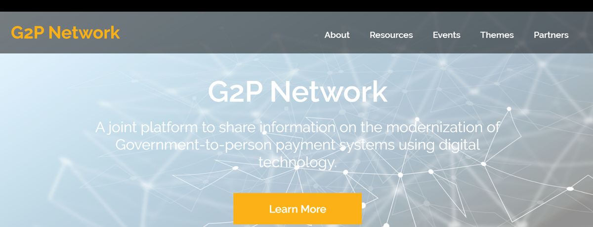A fantastic repository on Government to Person payments (G2P) fuelled by  @AlanHGelb and others ( @CGDev  @WBG_SPLabor  @CGAP  @BetterThan_Cash  @gatesfoundation etc) can also be found here  https://g2p-network.org/  (content can be submitted!)