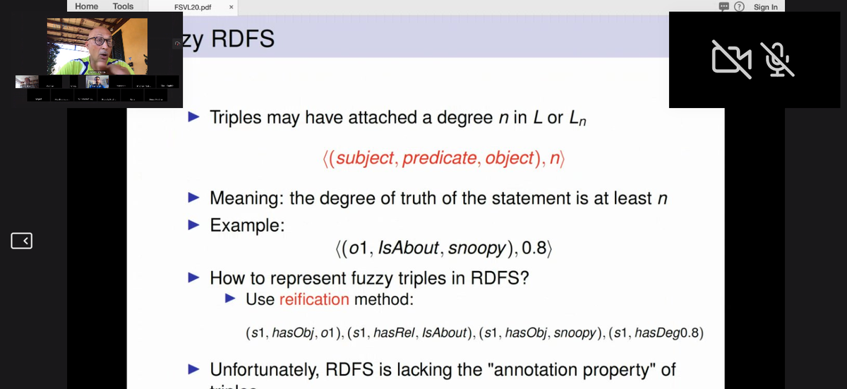 Now: Umberto Straccia on treating fuzziness in semantic languages
