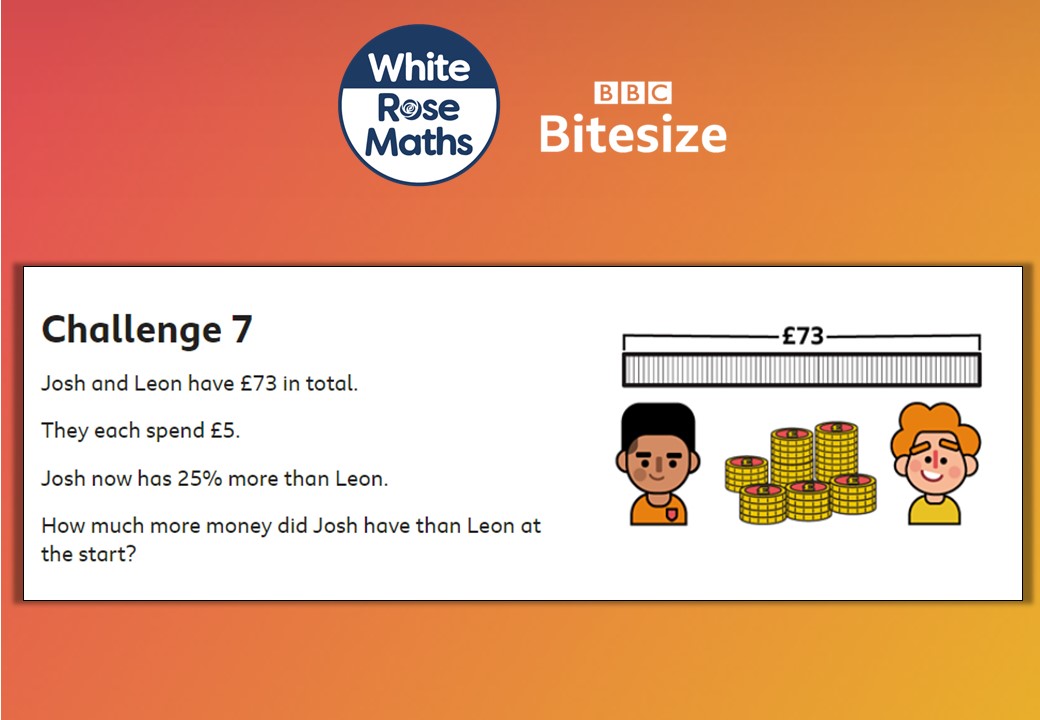 WhiteRoseEd's tweet photo. π° It's money in Challenge 7!
#WRMChallenge #BitesizeChallenge https://t.co/e22obhZxjb