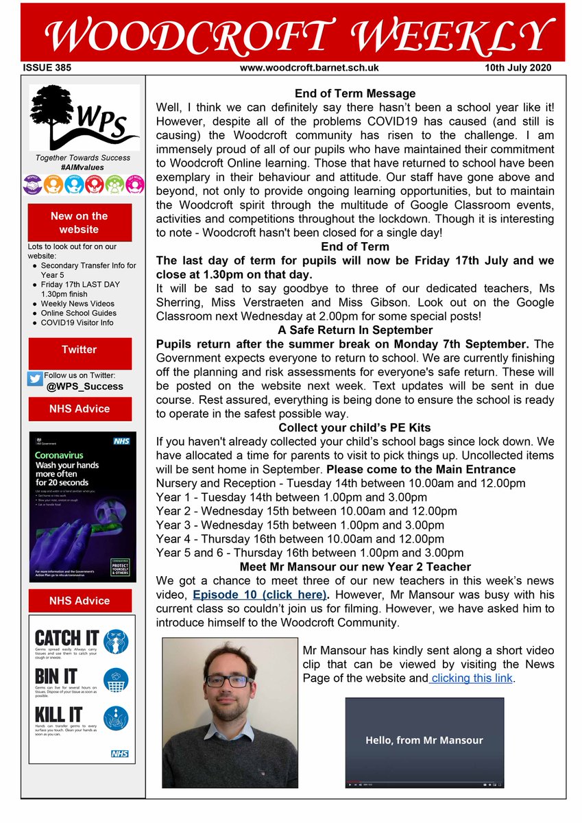WPS_Success's tweet photo. It's the final Woodcroft Weekly News of the term 📰 Read it here ... https://t.co/s1mEN63zdp https://t.co/MCCaZT4Wlf