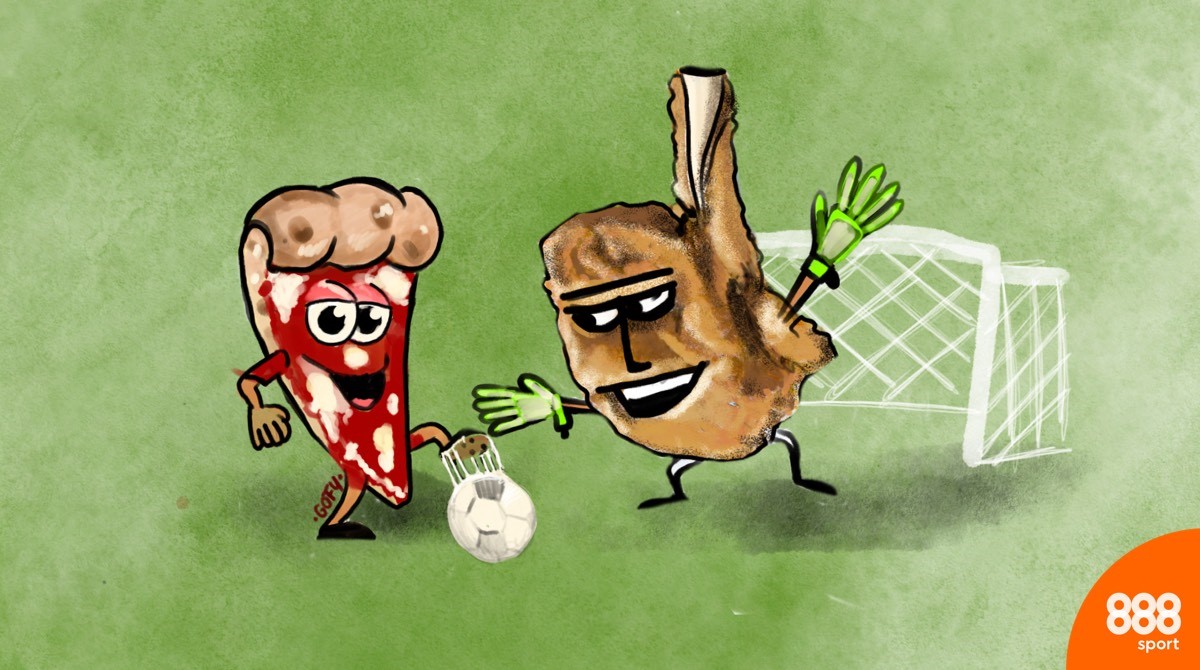 888sport_it's tweet photo. Solo per gli affamati! #NapoliMilan sfida a tavola 🍽️

Pizza Margherita 🍕 🆚 Cotoletta 🥩 https://t.co/jEYJYuVcuZ