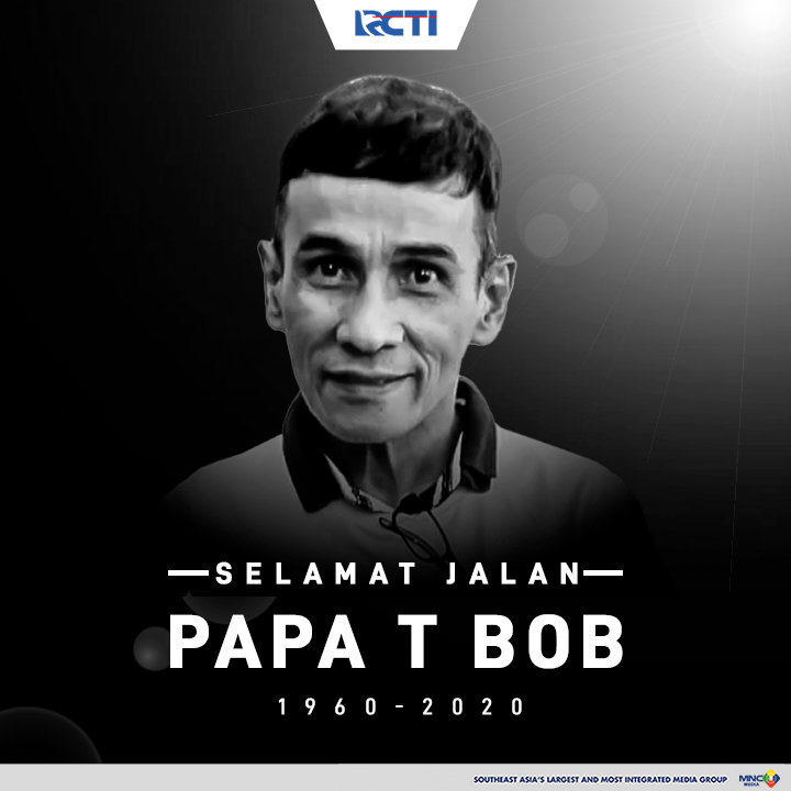 OfficialRCTI's tweet photo. Segenap keluarga besar #RCTI mengucapkan turut berduka cita yang sedalam-dalamnya, atas meninggalnya Papa T Bob. 

Papa T Bob dikenal sebagai pencipta lagu anak-anak pada era 90-an.
Semua karya-karyamu, akan selalu kami kenang. #RIPPapaTBob https://t.co/RK6ombLO0g