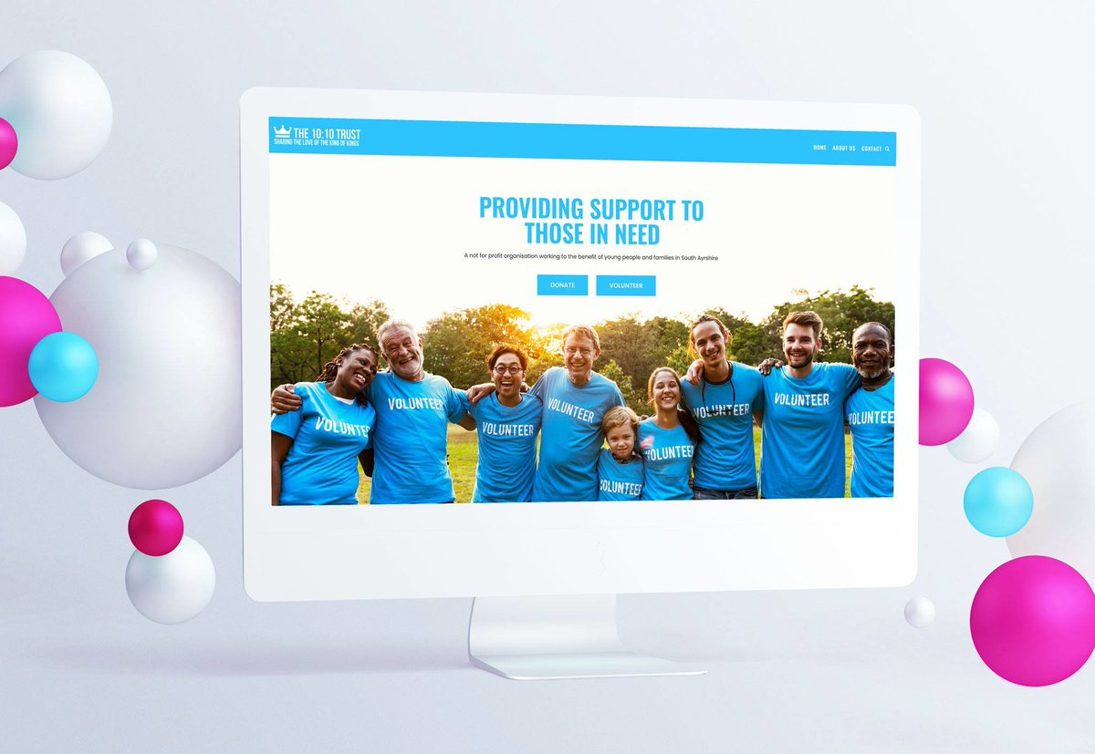 We recently developed a website for <a href="/The1010Trust/">The 10:10 Trust</a> which allows donations and volunteer applications to be taken during their amazing South Ayrshire FoodAid project in response to COVID-19🚀🚀🚀 
Check them out and see how you can get involved: the1010trust.org.uk