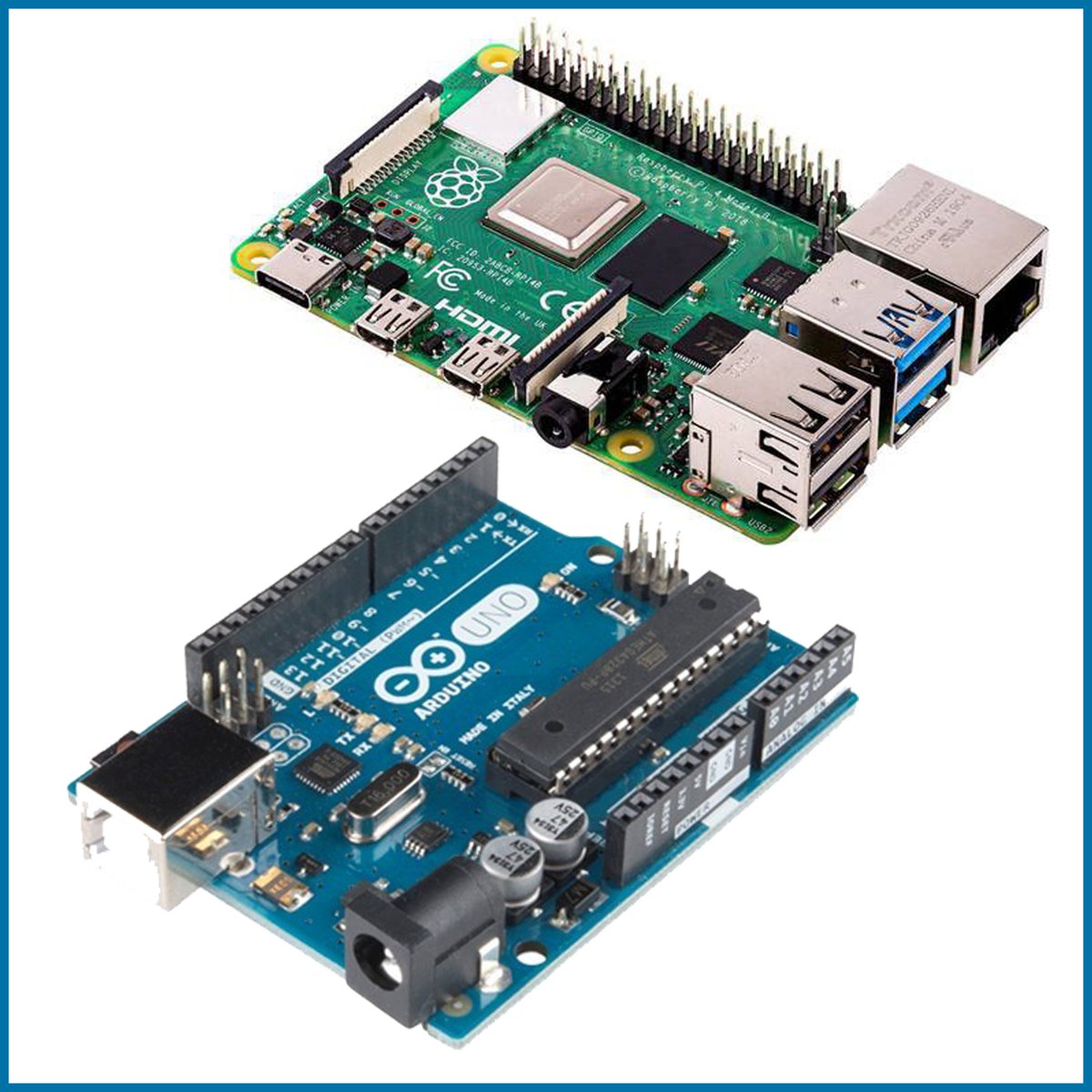 invntelectronix's tweet photo. Raspberry Pi or Arduino Uno????
State your reason.
#ElectroWar #InspiringIngenuity https://t.co/fsGi54NDIY