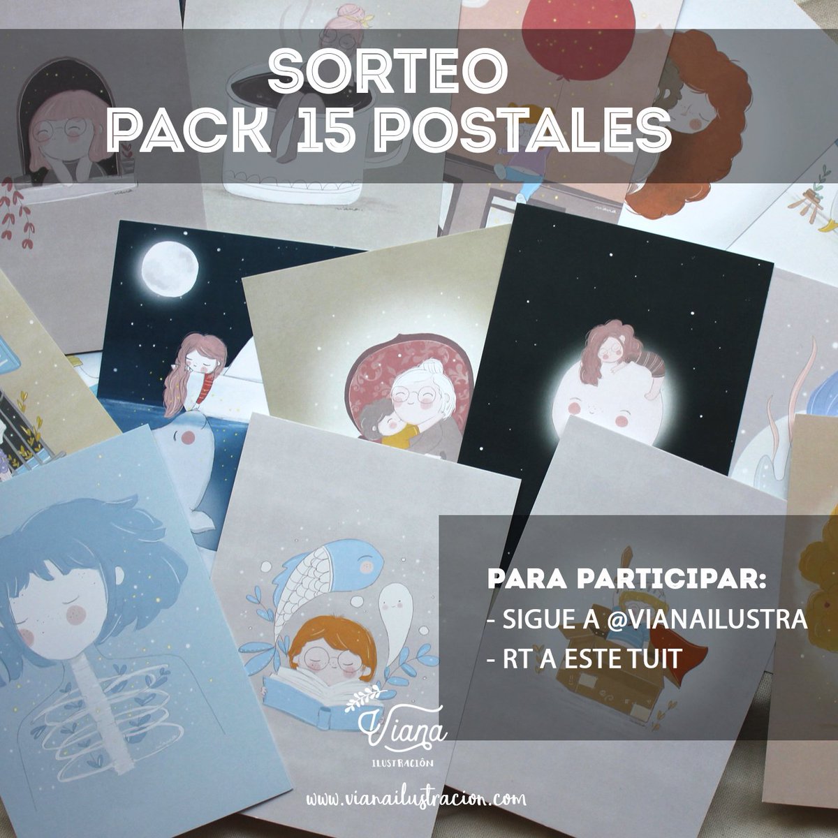 vianailustra's tweet photo. Sé que os gustaron mucho las ilustraciones que estuve haciendo durante el confinamiento, así que os traigo un sorteo de postales con todas ellas ❤. Sólo tenéis que:

➡️Seguir a @vianailustra y
🔁 RT a este tuit

Anunciaré el ganador el próximo viernes 17. ¡Suerte a todos! ❤ https://t.co/hbDZVyYO9f
