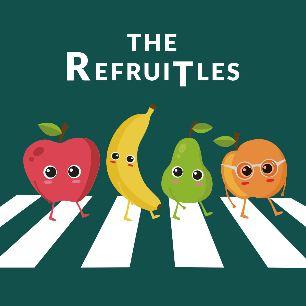 ¿Lo sabías? ¡Hoy es el día de The Beatles! ¿Qué te parecen los The Refruitles que hemos creado? 🤭