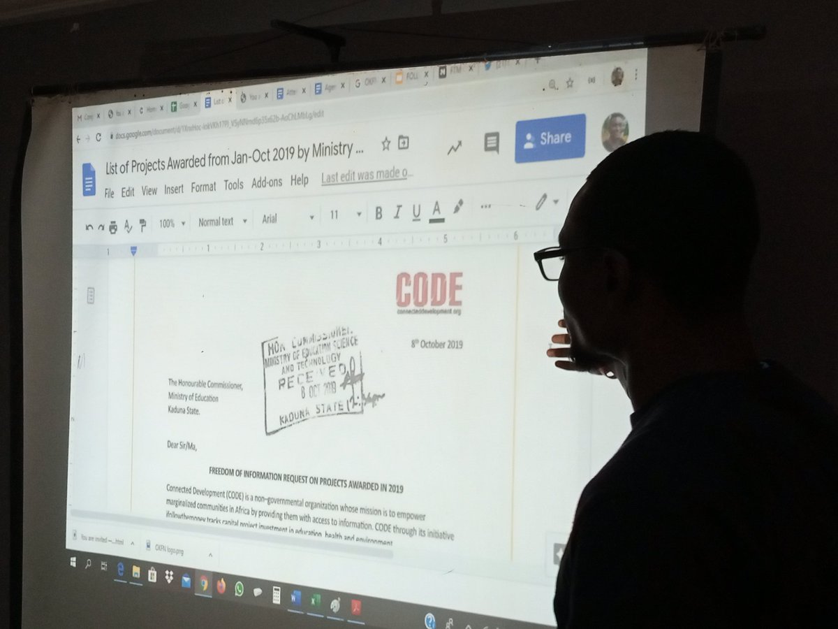 m_yayanko's tweet photo. @UcheCODE explaining how to write a Freedom of Information (FOI) Letter at the 2020 #OpenDataDay (ODD) powered by @OKFN (OKF) and @Connected_dev on the 7th of March, 2020 at ZeeCool Hotels, Barnawa Kaduna. 

Guys it's a challenge, let's make it rain🙏
#CamonCEO #ClearDaynNight https://t.co/0mlzbzCtzu
