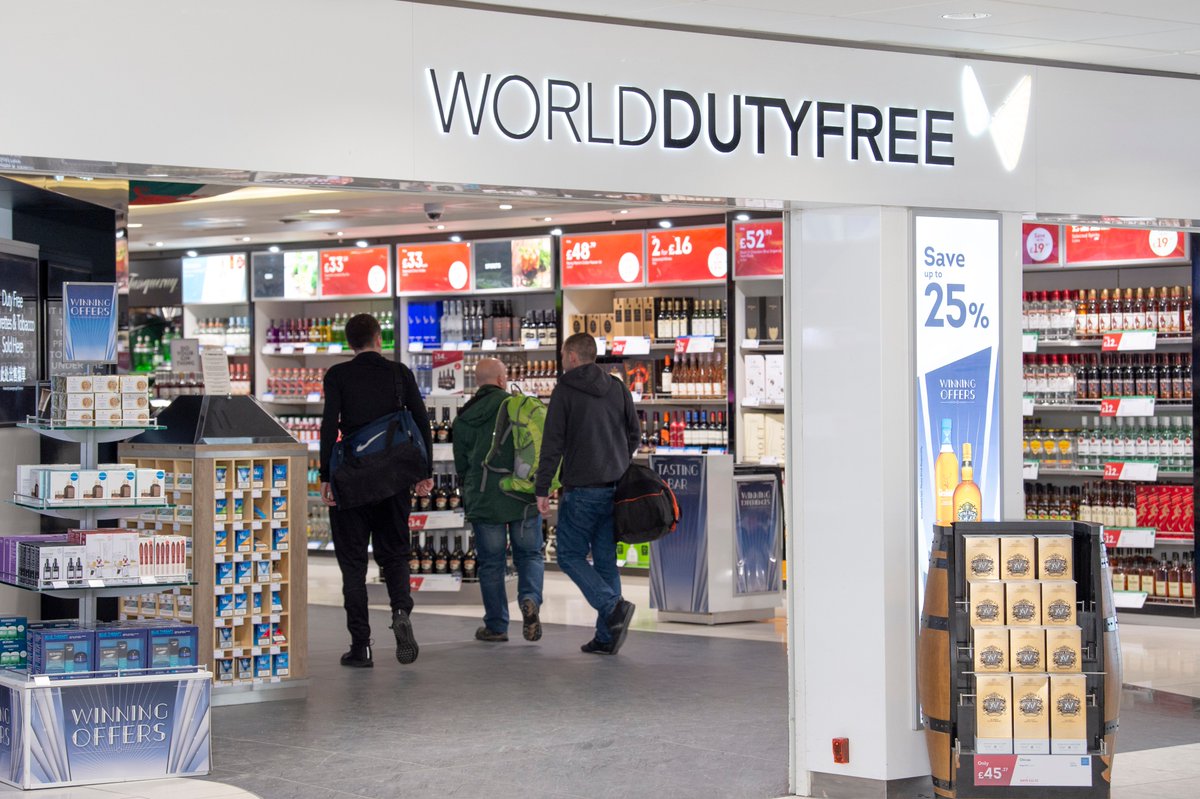  | World Duty Free will re-open in departures on Monday. Open 0400 - 2200 every day. New measures include floor vinyls, a one-way system and protective screens at tills. Tester and samples won't be available either.