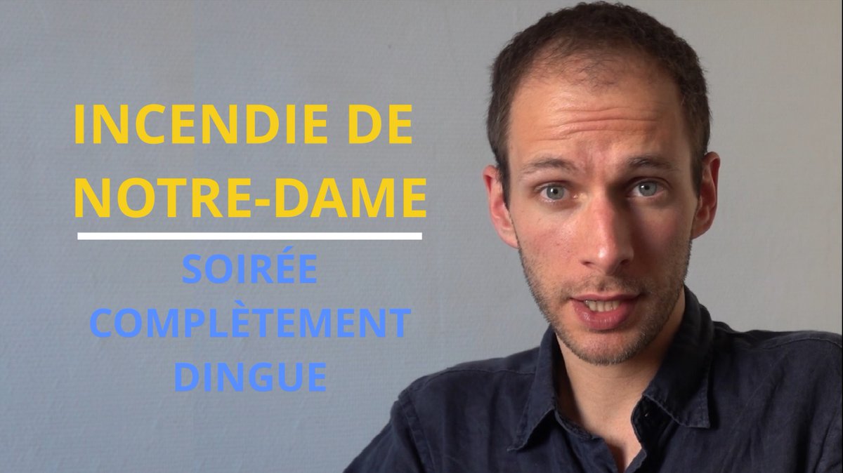 Incendie de Notre-Dame: Soirée complètement DINGUE

youtu.be/kGFIj7WjJcE