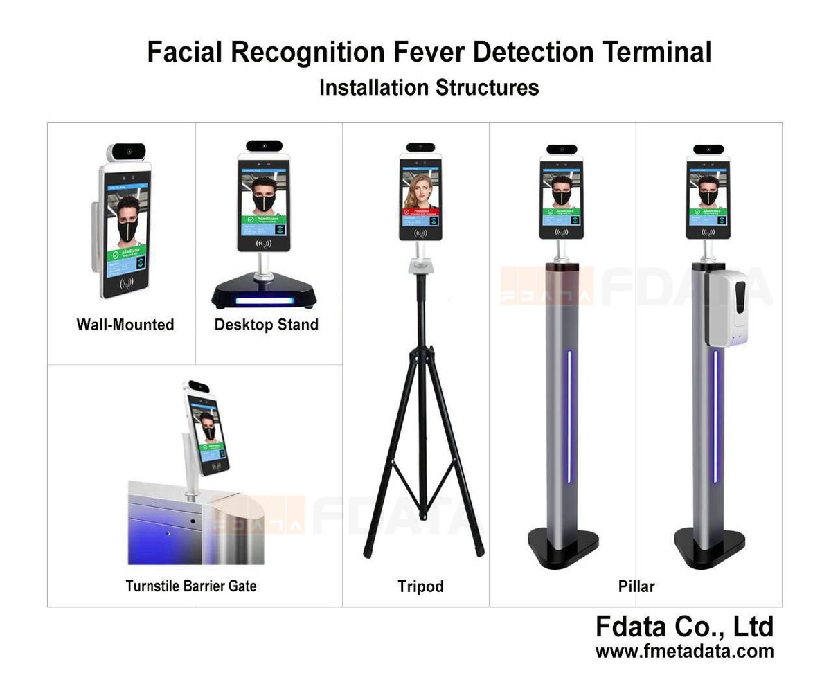 FDATA9's tweet image. Fdata F803P facial recognition terminal uses the binocular cameras and the infrared live detection module, its algorithm has a high recognition rate, fast speed and with high accuracy.
Web: fmetadata.com/ffdata-facial-…
#facialrecognitionscanner
#facerecognitionterminal