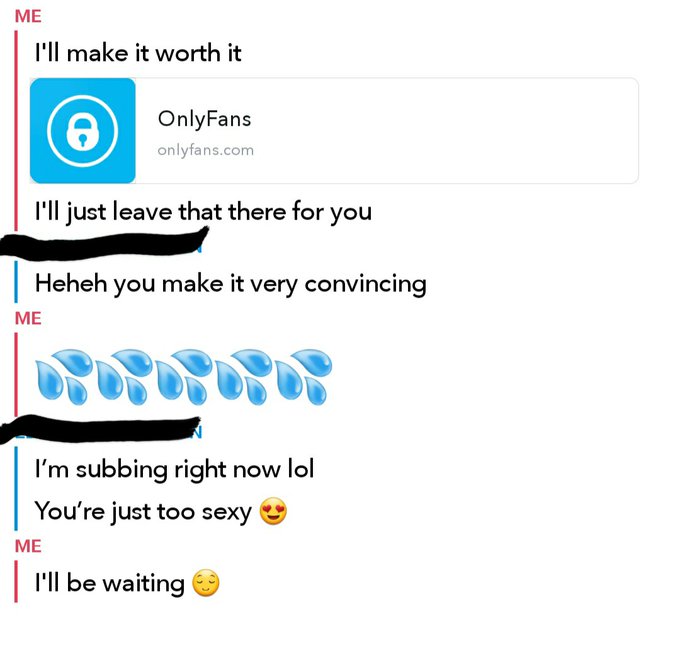 He couldn&#039;t resist me and subscribed straight away. Why haven&#039;t you yet?😈 https://t.co/6GHPxCNmPb https://t