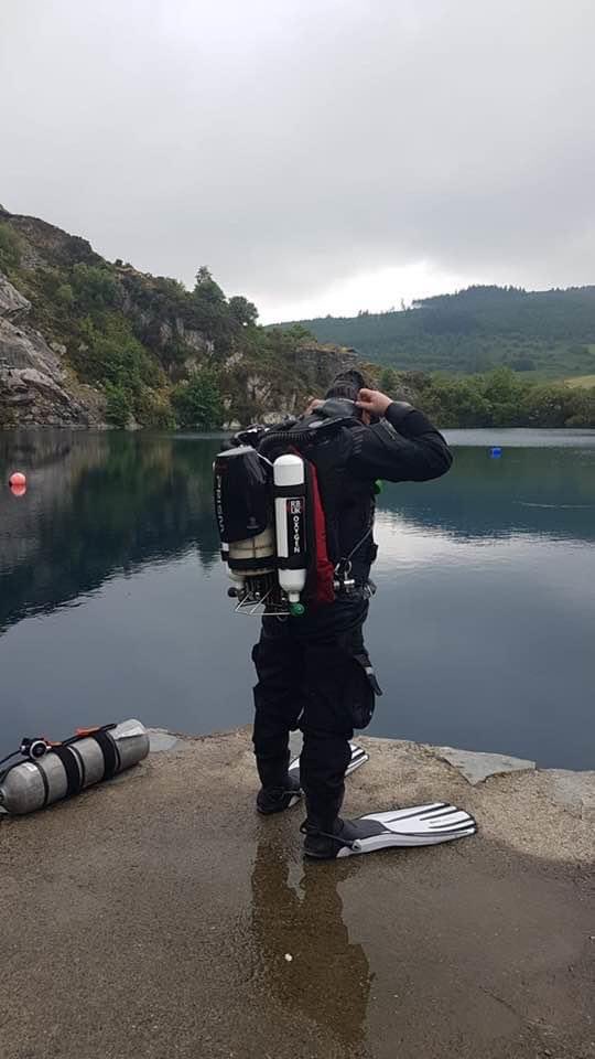 John <a href="/CorkDiveCentre/">Cork Dive Centre</a> rocking his new <a href="/DiveHollis/">Hollis Gear</a> Prism2 #ccr #rebreather #scuba