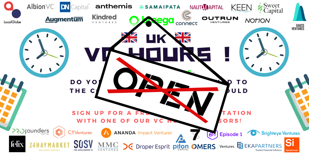 BreegaVC's tweet photo. #VCHours UK are now closed !
🔥A huge thank you to all our #VC partners who participated in this initiative for giving time and sharing your expertise with #entrepreneurs 👋
#solidarity #strongertogether #startup #supportingfounders https://t.co/UXUI3tgRig