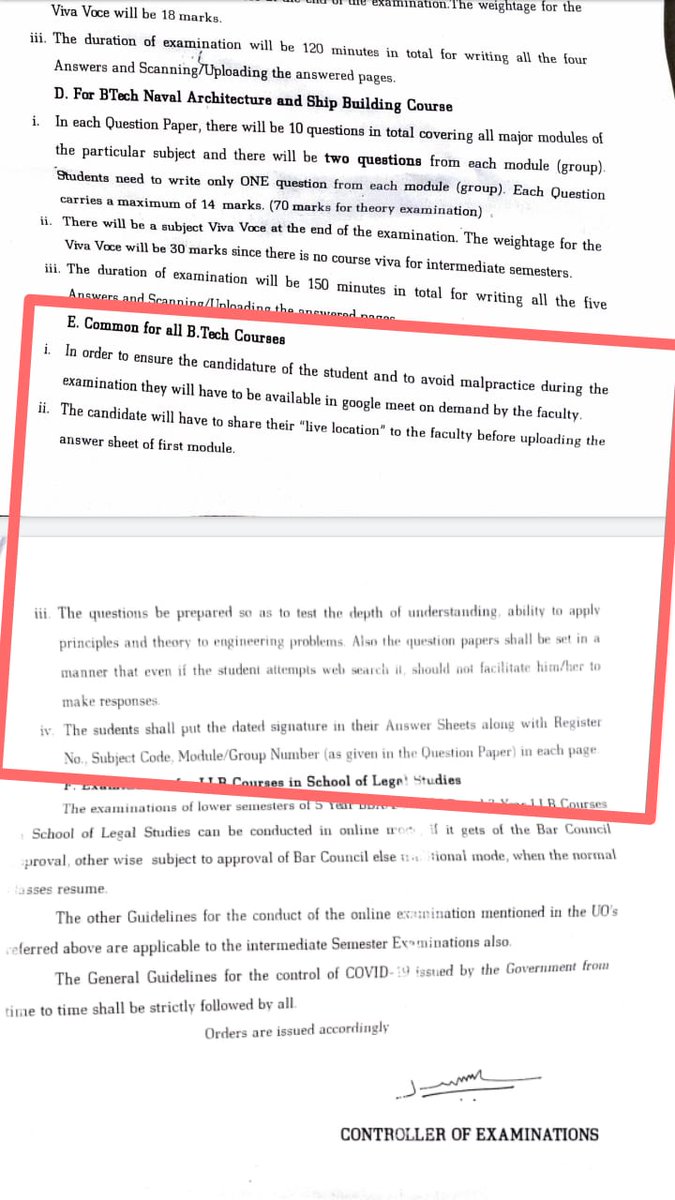 AbeOyeArun's tweet photo. Cusat has decided to hold exams for students even though our portions aren't complete, we have no calculators/data book etc., most of are in low connectivity area which makes it almost impossible to give the exam in the limited amount of time that they have given us. These exams. https://t.co/SFXBy0Xj75