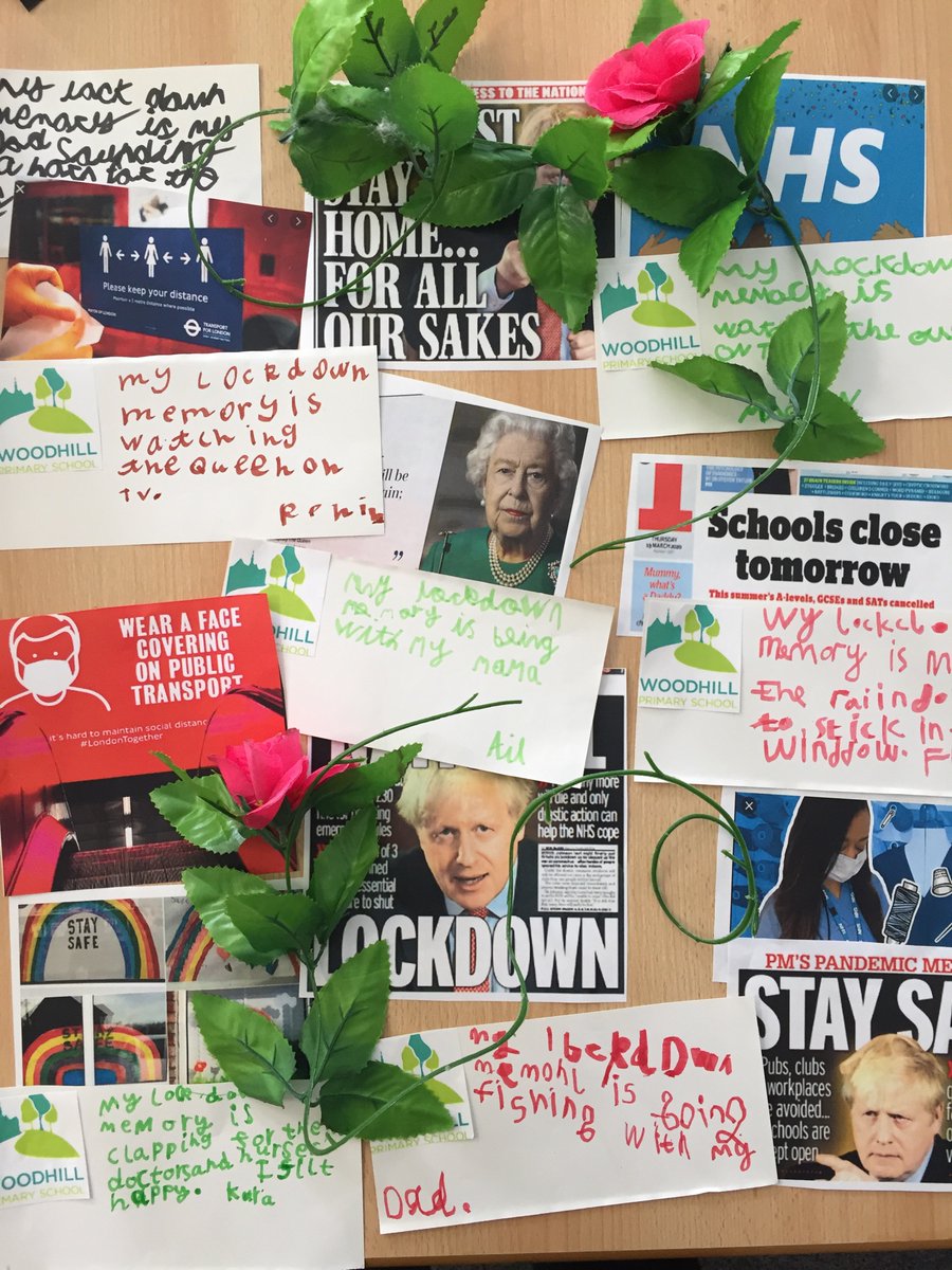 Reflecting on our lockdown memories as part of our #recoverycurriculum <a href="/WoodhillSchool/">Woodhill School</a> @Y1Hazel @Y1MapleTree