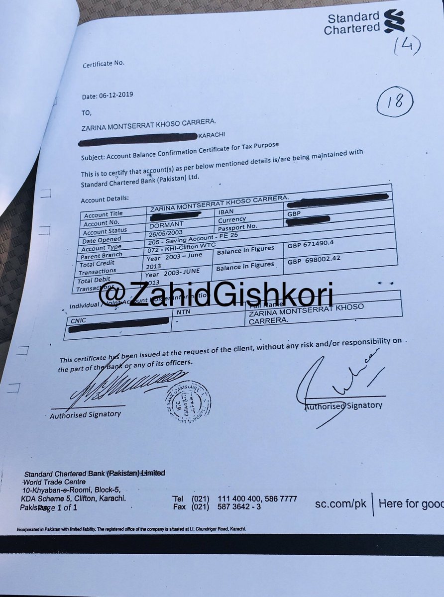 ZahidGishkori's tweet photo. EXCLUSIVE: Money Trail of London Properties of Justice Qazi Faez Isa’s wife.👇 https://t.co/yLhsp77HVY