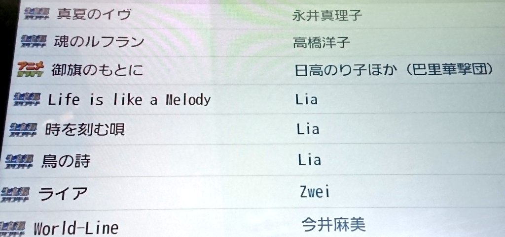 おにぎりだと思った 残念 えむきゅーさん カラオケ選曲一覧 4枚目最下段 1枚目最上段の順 カラオケ Joysound