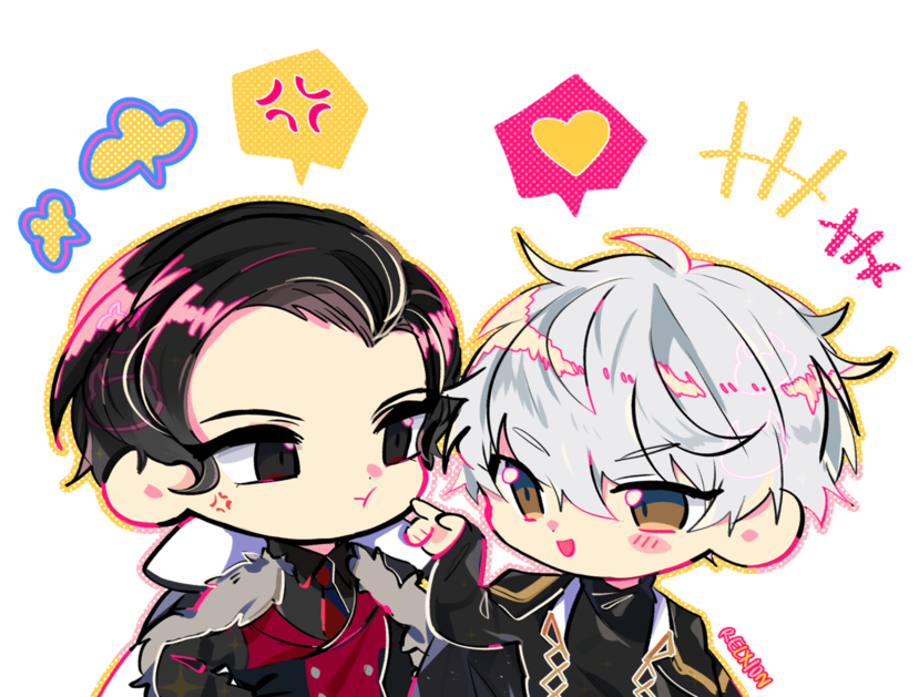 relxion_kunp's tweet photo. |ｴ)･)⊃ Done some commission!💘Characters/MC belong to respective owner!  #commission #obeyme https://t.co/5JALMFzImI