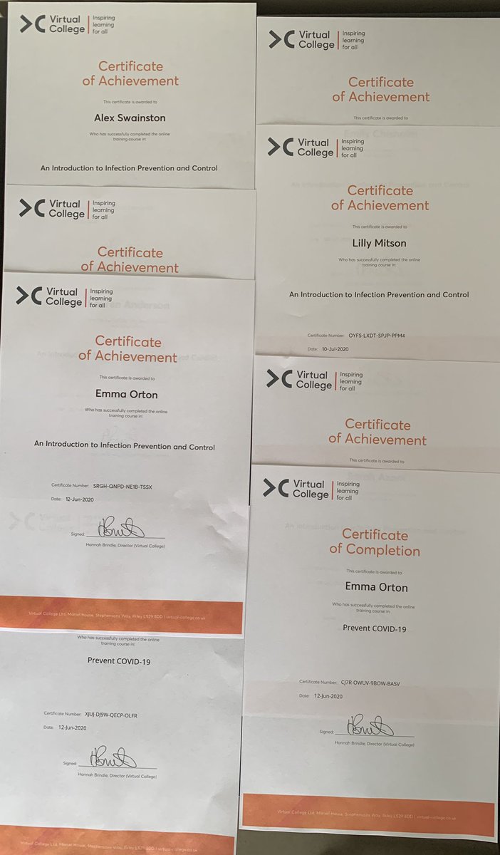 FCLdarlington's tweet photo. #infectionpreventionandcontrol #preventcovid19 #stafftraining #raisingawareness #preparingtoreopen https://t.co/BdTZCDdSrK