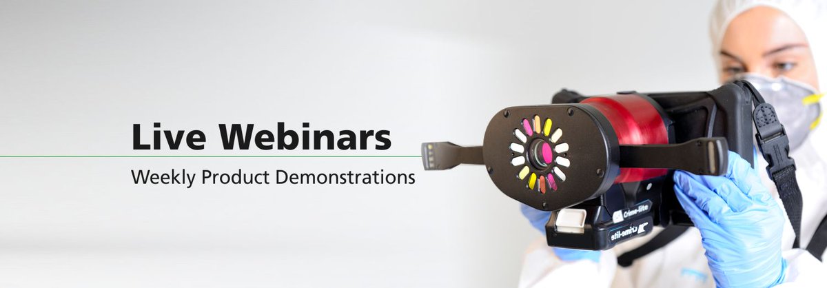 Have you been following our #Forensic webinar series?

All of our past webinars are now available to view on-demand at fosterfreeman.com/webinars.html 

Previous webinar topics include #fingerprint detection and imaging, #QuestionedDocument examination, and #bodyfluid examination.
