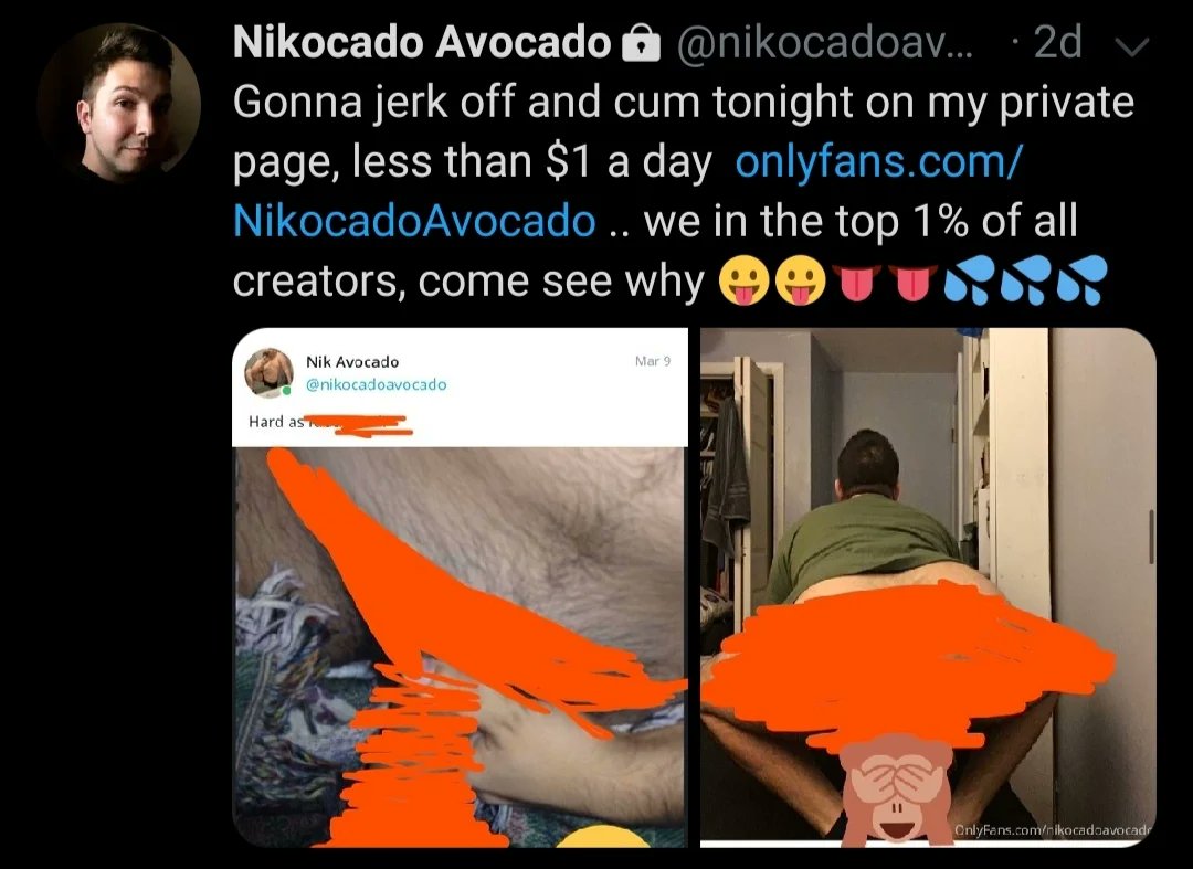 Nikocado avocado only fan video.