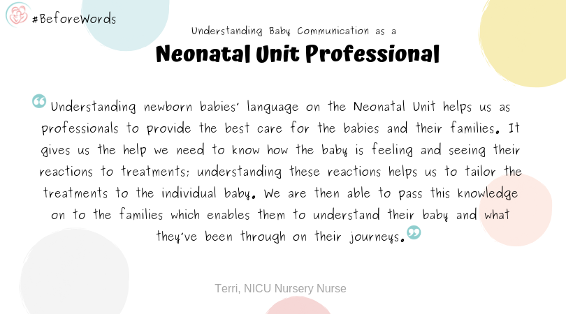 BrazeltonUK's tweet photo. The impact of Brazelton training on professionals in the neonatal unit. 👶
#BeforeWords
#BabyCommunication https://t.co/GwG9KT8Ou1
