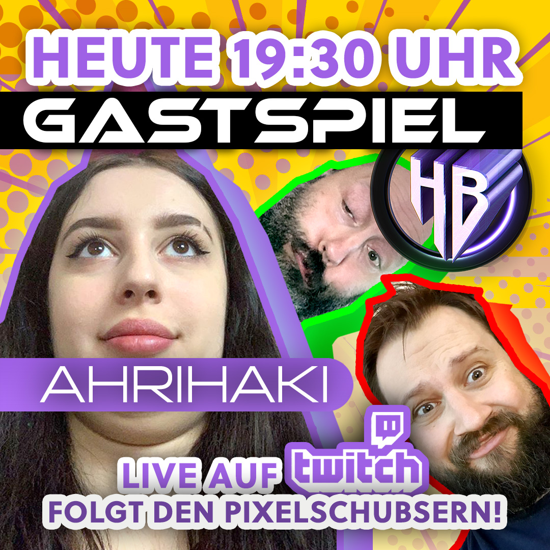 HuckbrosFlash's tweet photo. Die Stunde der Klarheit schlägt bald (zu)!
GASTSPIEL mit AHRIHAKI auf TWITCH - HEUTE 19:30 Uhr LIVE auf TWITCH &amp; Co. KGB
Schaut rein, wird irre!

#ahrihaki #streamplan #stream #highlight #gastspiel #twitch #letsplay #chaosplay #streaming #gaming #youtube

https://t.co/2sSaj8fUVy https://t.co/uctT5woCUA