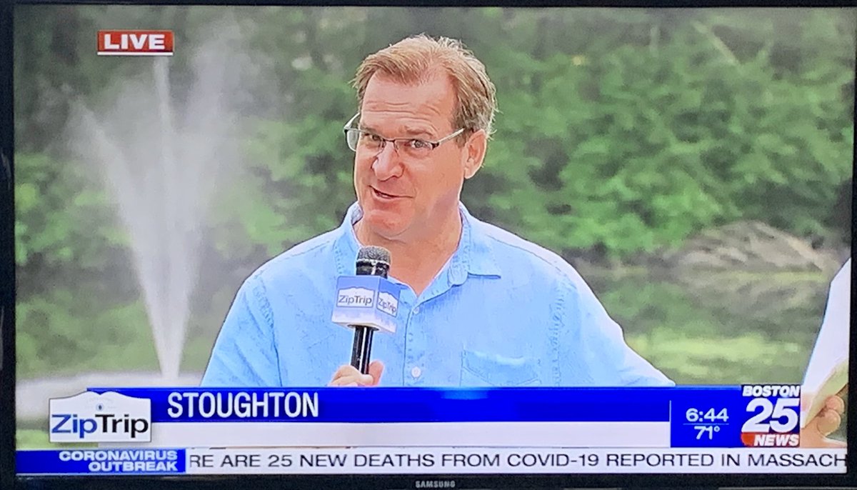Daniel_Miller8's tweet photo. Our first #ZipTrip of the summer is underway. It’s a little different this year because of the pandemic. Tune in to see @boston25gene LIVE in #Stoughton all morning on @boston25 Morning News. https://t.co/faurMECUot