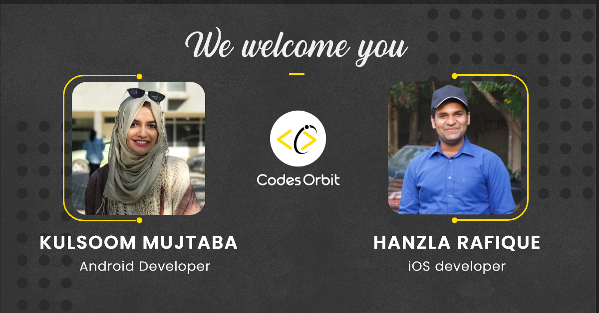 codes_orbit's tweet photo. Congratulations on being part of the team CodesOrbit welcomes you and we look forward to a successful journey with you! 
Welcome to Codesorbit! 🎉
#CodesOrbit #newhires #developer #andrioddeveloper #iosdeveloper https://t.co/7Gg9nozc9O