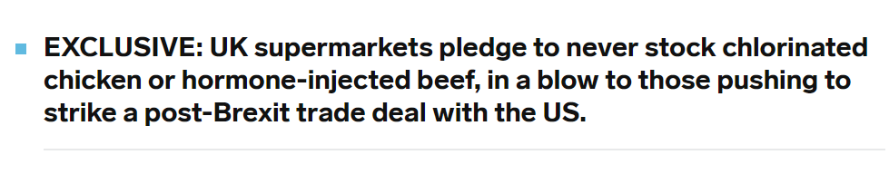 Business Insider calls this an 'exclusive' but I wrote about it for  @theipaper in June:  https://inews.co.uk/inews-lifestyle/brexit-us-trade-deal-chlorinated-chicken-waitrose-tesco-sainsburys-aldi-lidl-456750 Just added quotes from M&S and Co-op, which are much less significant than Tesco, Sainso, Waitrose, Aldi, etc. Sigh.
