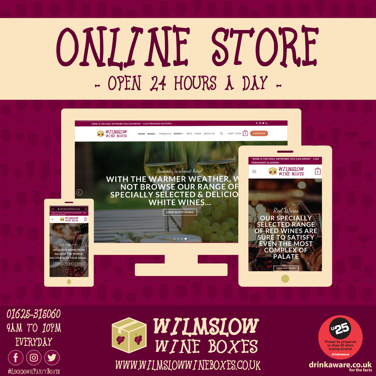 WilmslowWine's tweet photo. Did you know you can order our #Wine, #Prosecco, #Gin, #Beer &amp; #Cider via our online shop - 24 hours a day, 7 days a week, with #FreeDelivery!

🍷: https://t.co/EN84atcXPC

#Wilmslow #AlderleyEdge #Prestbury #Cheshire #Manchester #Hale #Altrincham #Stockport #Warrington https://t.co/12NCg0VlFz