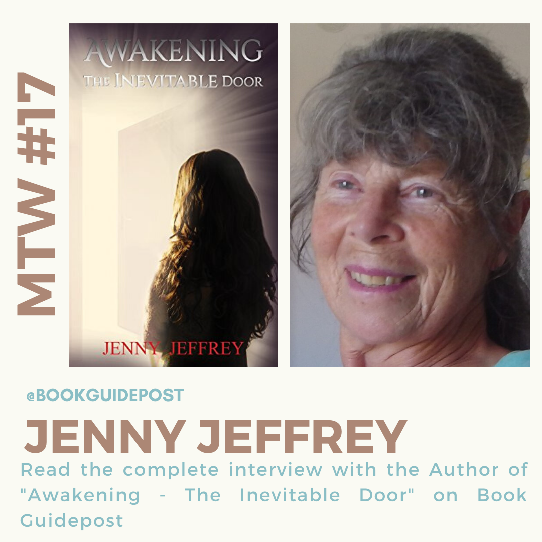 bookguidepost's tweet photo. In MTW #17, we have Jenny Jeffrey, author of the book "Awakening - The Inevitable Door" as our guest. Lets read about her!

https://t.co/BlWvmFJAbf

#mtw #bookguidepost #interview #awakening #writers #readers #authors #books #bookrecommendations #jennyjeffrey #motivation #life https://t.co/wBTR2Z7mtU